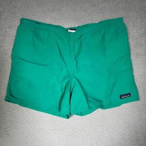 Patagonia Baggies Shorts Unlined Teal Green Men’s Medium 4” Inseam